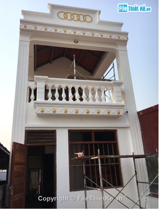 Nhà lệch tầng,Nhà phố 4 tầng,Nhà phố 3 tầng,nhà phố 4x25.5m,bản vẽ nhà phố 3 tầng 1 tum
